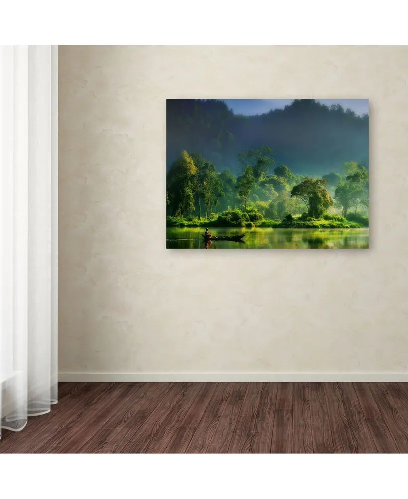 Hardibudi 'Painting Of Nature' Canvas Art