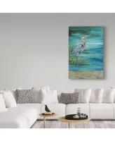Jean Plout 'Great Blue Heron' Canvas Art - 24" x 16" x 2"