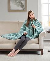 Beautyrest Ogee Plush Electric Throw, 60" x 70"