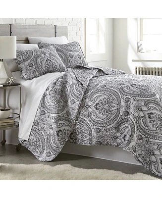 Southshore Fine Linens Classic Paisley 3-Pc. Quilt Set