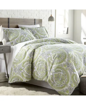 Southshore Fine Linens Classic Paisley 3-Piece Quilt and Sham Set