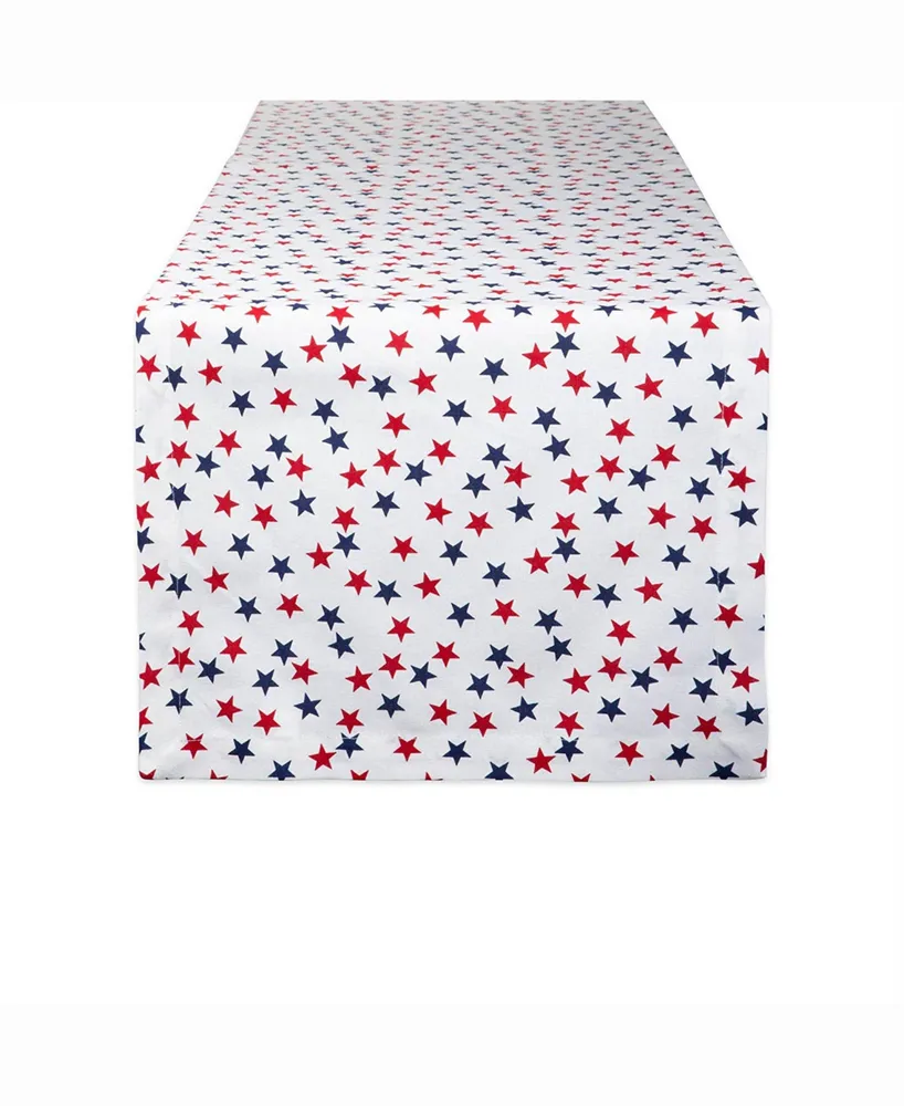 Americana Stars Print Table Runner 14" X 72"