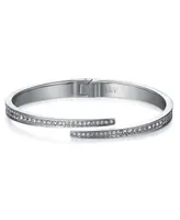 Jbw Women's Mondrian Jewelry Set Diamond (1/6 ct.t.w.) Stainless Steel Watch