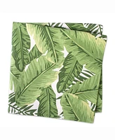 Banana Leaf Print Napkin Set of 6
