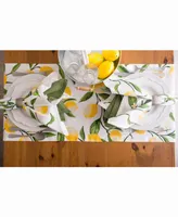 Lemon Bliss Print Table Runner 14" X 72"