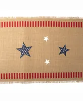 4Th of July Jute Table Runner 14" X 74"