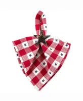 Star Check Napkin Set of 6