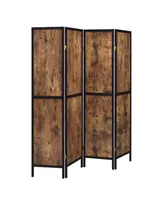 Garden 4-Panel Folding Screen