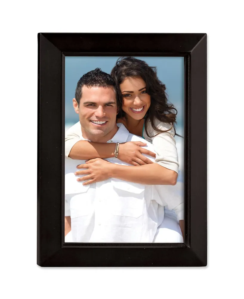 Lawrence Frames Black Wood Picture Frame - Estero Collection - 5" x 7"