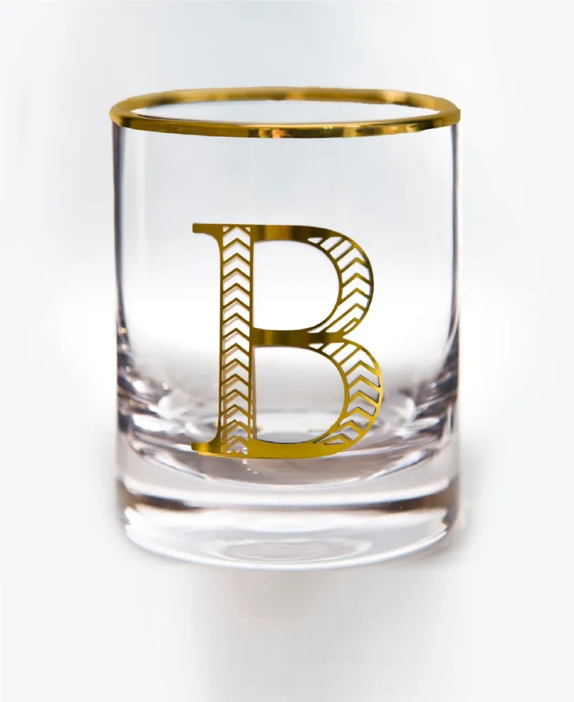 Monogram Double Old-Fashioned Glass