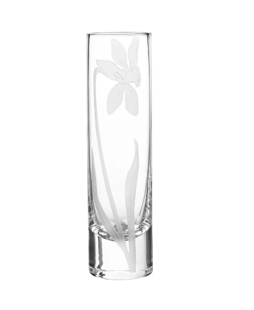 Qualia Glass Daffodil 10" Vase