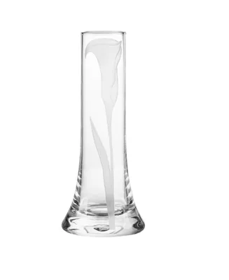Qualia Glass Calla Lily 10" Vase