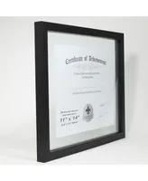 Lawrence Frames Multi Use Black Float Document Frame - 11" x 14"