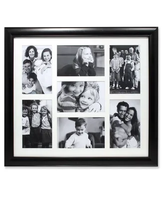 Lawrence Frames Black Collage Frame - Seven Opening Gallery Frame - 4" x 6"