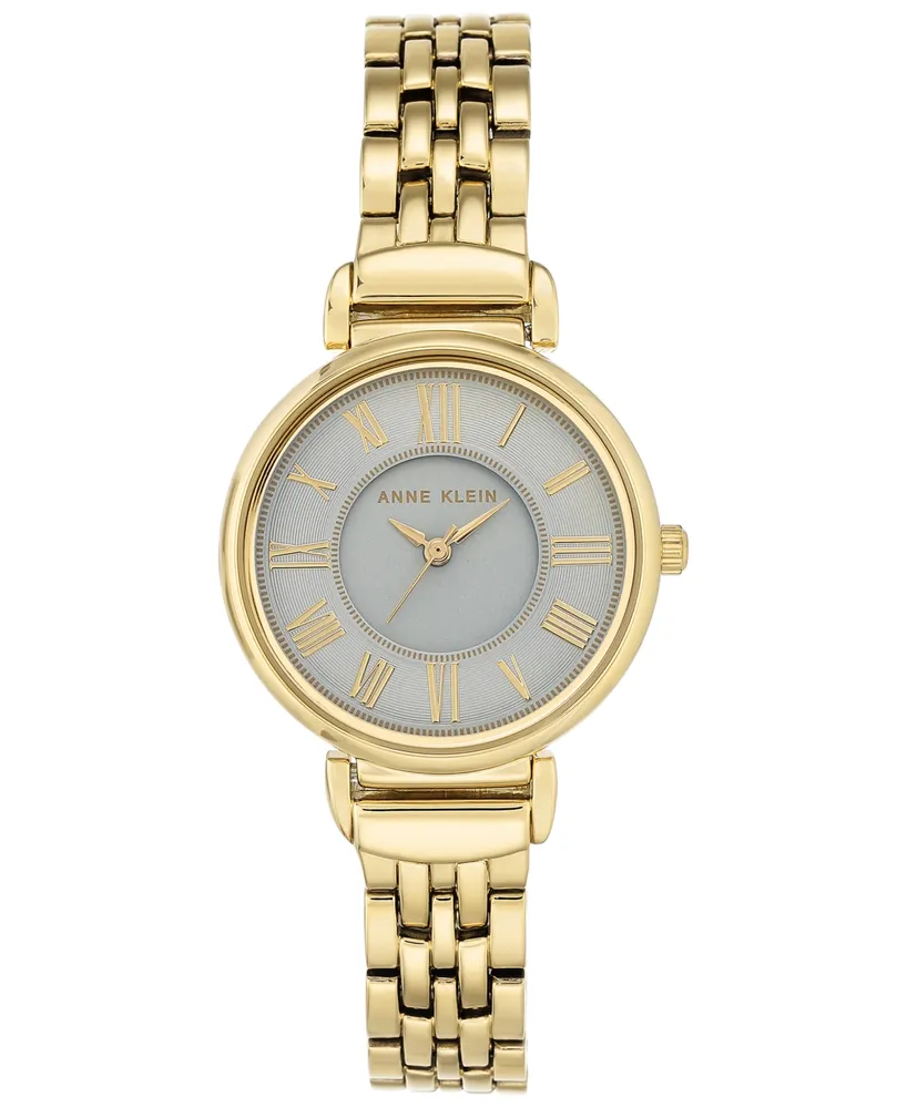 Anne Klein Women's Gold-Tone Bracelet Watch 30mm