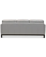 Closeout! Virton 87" Leather Sofa, Created for Macy's
