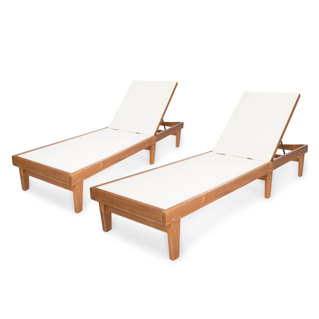 Sumrland Outdoor Chaise Lounge, Set of 2