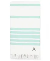 Linum Home Personalized Herringbone Pestemal Beach Towel