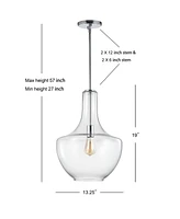 Jonathan Y Watts 13.25" Led Pendant