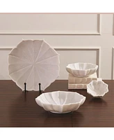 Global Views Marble Petal Bowl