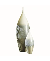 Global Views Cream Rises Vase Tall Small