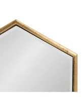 Kate and Laurel Royce Horizontal Hexagon Mirror