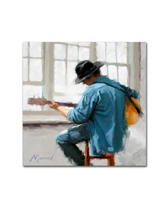 The Macneil Studio 'Guitar Player' Canvas Art - 14" x 14"