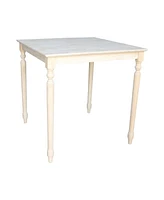 International Concepts Solid Wood Top Table