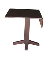 International Concepts 36" Square Dual Drop Leaf Dining Table