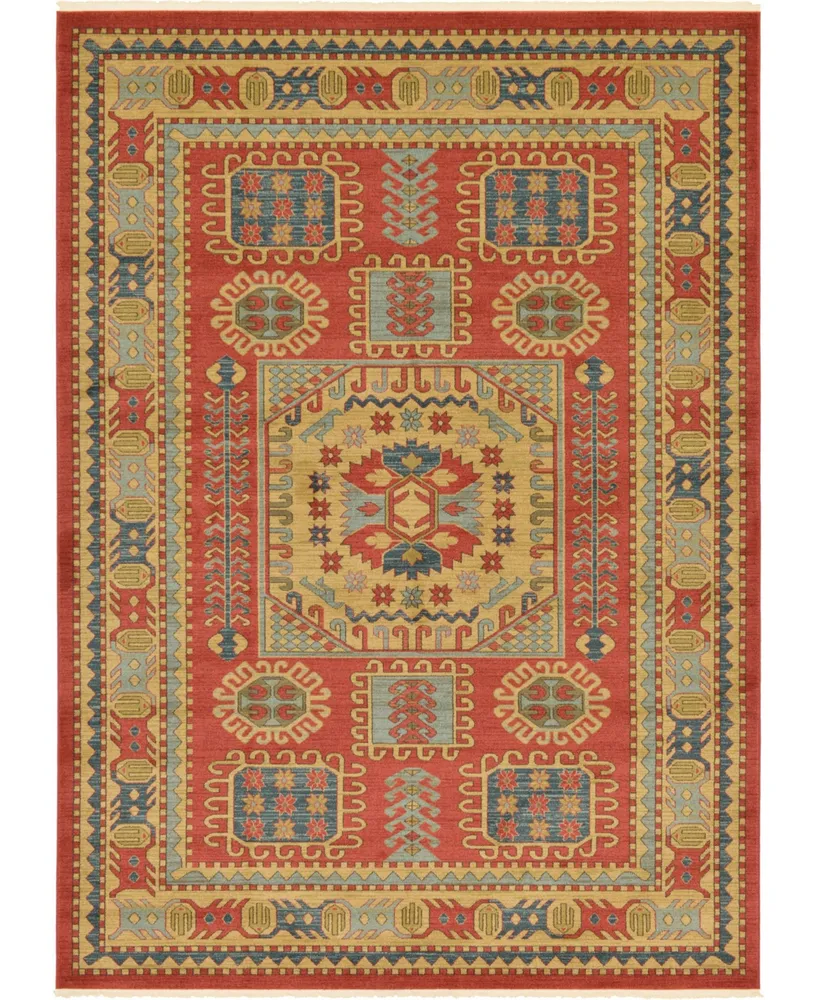 Bayshore Home Harik Har6 Red 8' x 11' Area Rug