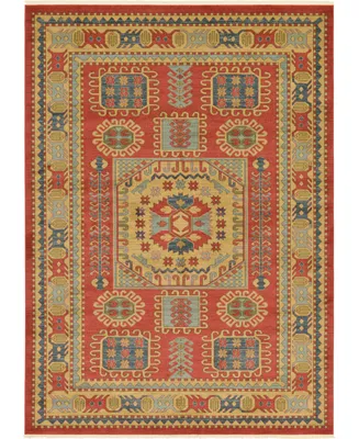 Bayshore Home Harik Har6 Red 8' x 11' Area Rug