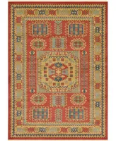 Bayshore Home Harik Har6 Red 8' x 11' Area Rug