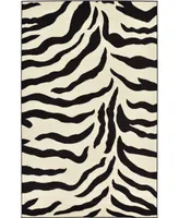 Bayshore Home Maasai Mss3 Ivory 5' x 8' Area Rug