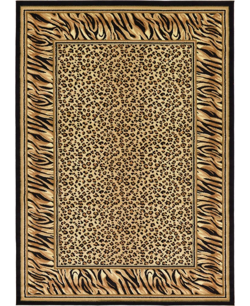 Bayshore Home Maasai Mss9 Light Brown 7' x 10' Area Rug