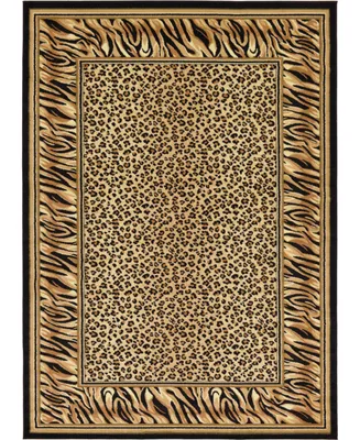 Bayshore Home Maasai Mss9 Light Brown 7' x 10' Area Rug