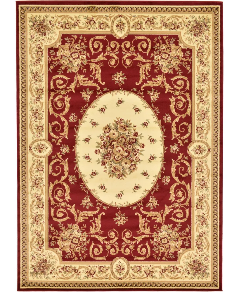 Bayshore Home Belvoir Blv4 Red 8' x 11' 4" Area Rug