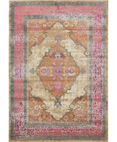 Closeout! Bayshore Home Aroa Aro1 Beige 7' x 10' Area Rug