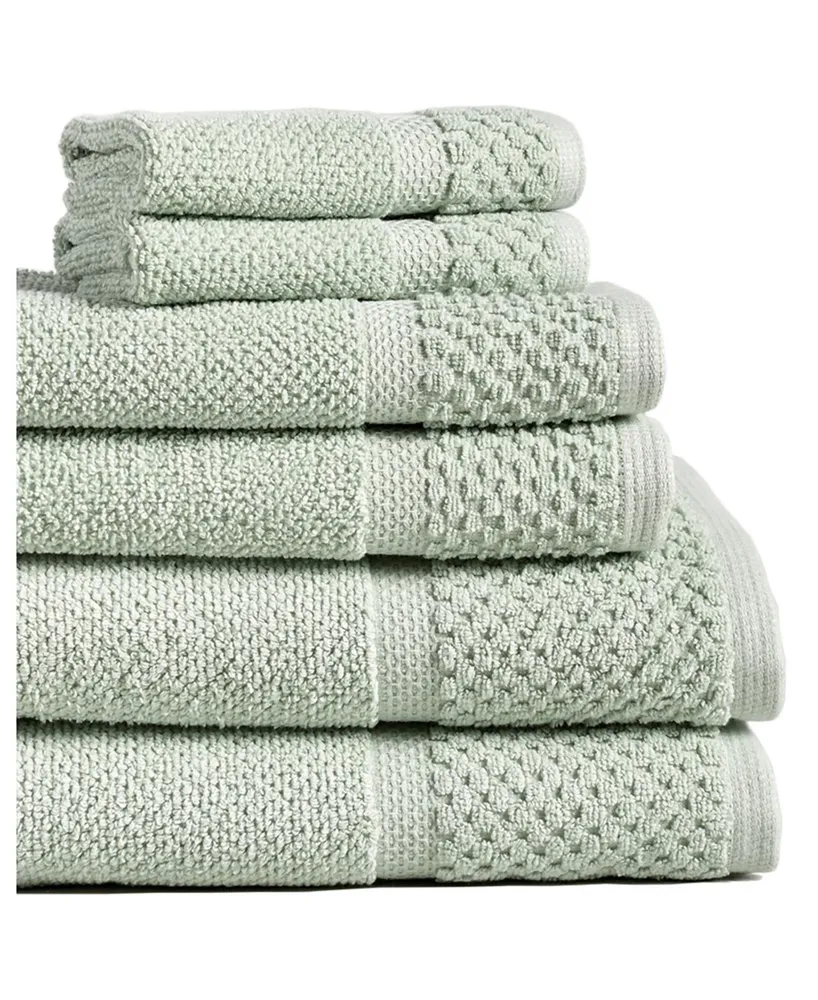 Diplomat 6-Piece 100% Cotton Bath Towel Set