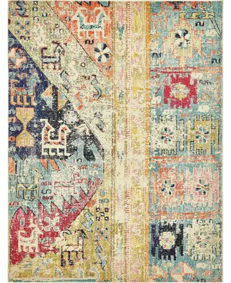 Bayshore Home Newhedge Nhg5 Multi 8' x 10' Area Rug