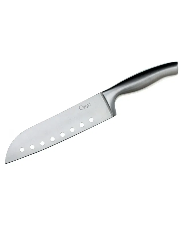 Anolon AlwaysSharp 8 Piece Japanese Steel Knife Block Set with Built-in Sharpener