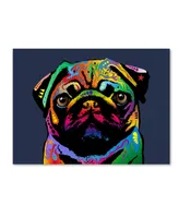 Michael Tompsett 'Pug Dog' Canvas Art - 18" x 24"