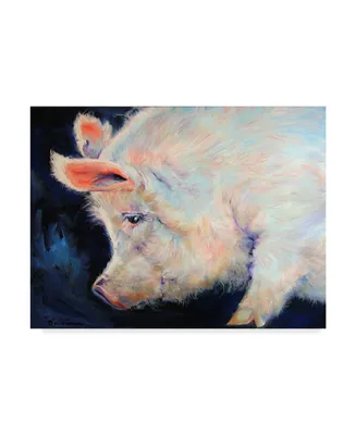 Marcia Baldwin 'My Pink Pig' Canvas Art