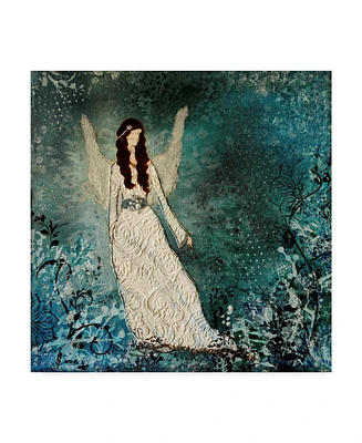 Janelle Nichol 'Winter Angel' Canvas Art - 24" x 24"