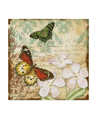 Jean Plout 'Inspirational Butterflies 2' Canvas Art - 14" x 14"