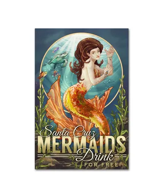 Lantern Press 'Mermaid' Canvas Art