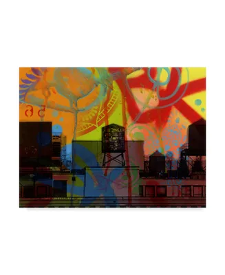 Dean Russo 'Brooklyn Watertower' Canvas Art - 35" x 47"