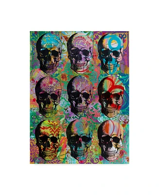 Dean Russo '9 Skulls' Canvas Art - 14" x 19"