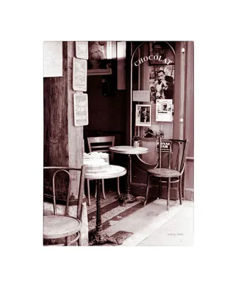 Kathy Yates 'Paris Cafe' Canvas Art - 14" x 19"