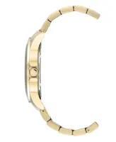 Ellen Degeneres Women's Gold Stainless Steel Bracelet Watch 40mm