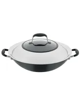 Anolon Advanced Home Hard-Anodized Nonstick Wok with Side Handles, 14"